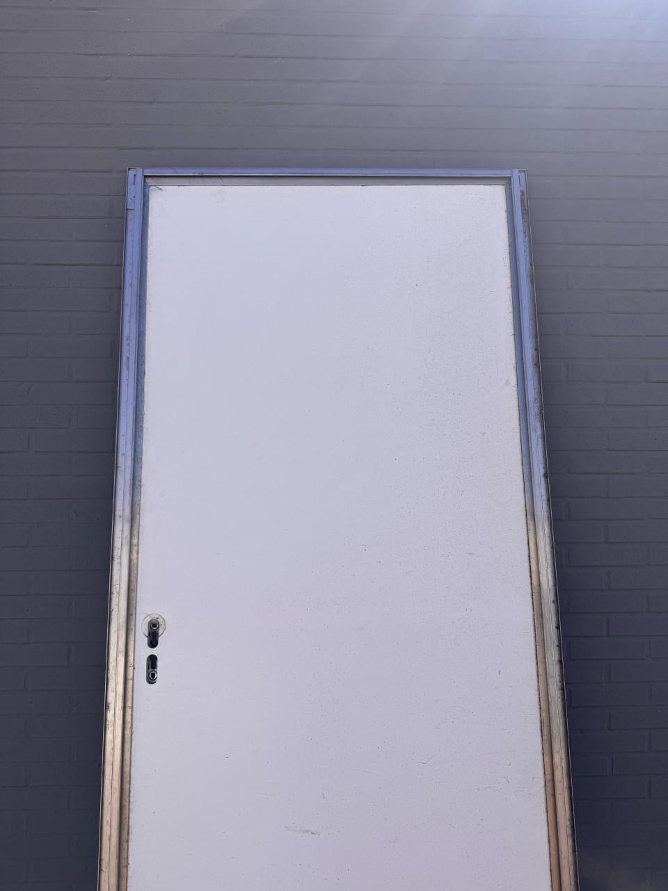 Aluminium buitendeur agridoor voor loods bijv
