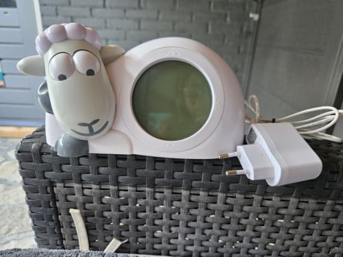 ZGAN Zazu Sam Slaaptrainer Schaap grijs/wit Kinderwekker....