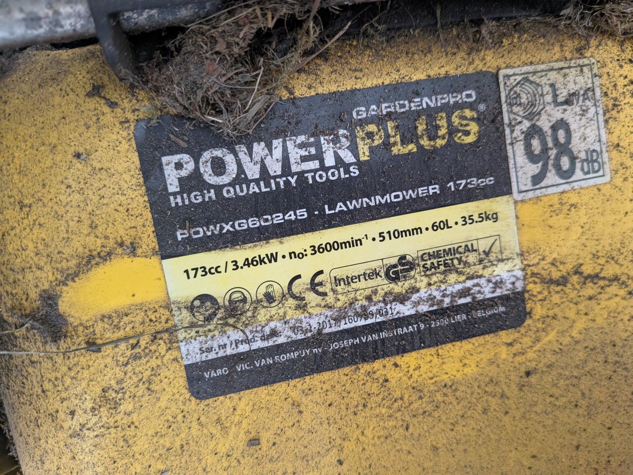 PowerPlus Grasmaaier met goede motor.