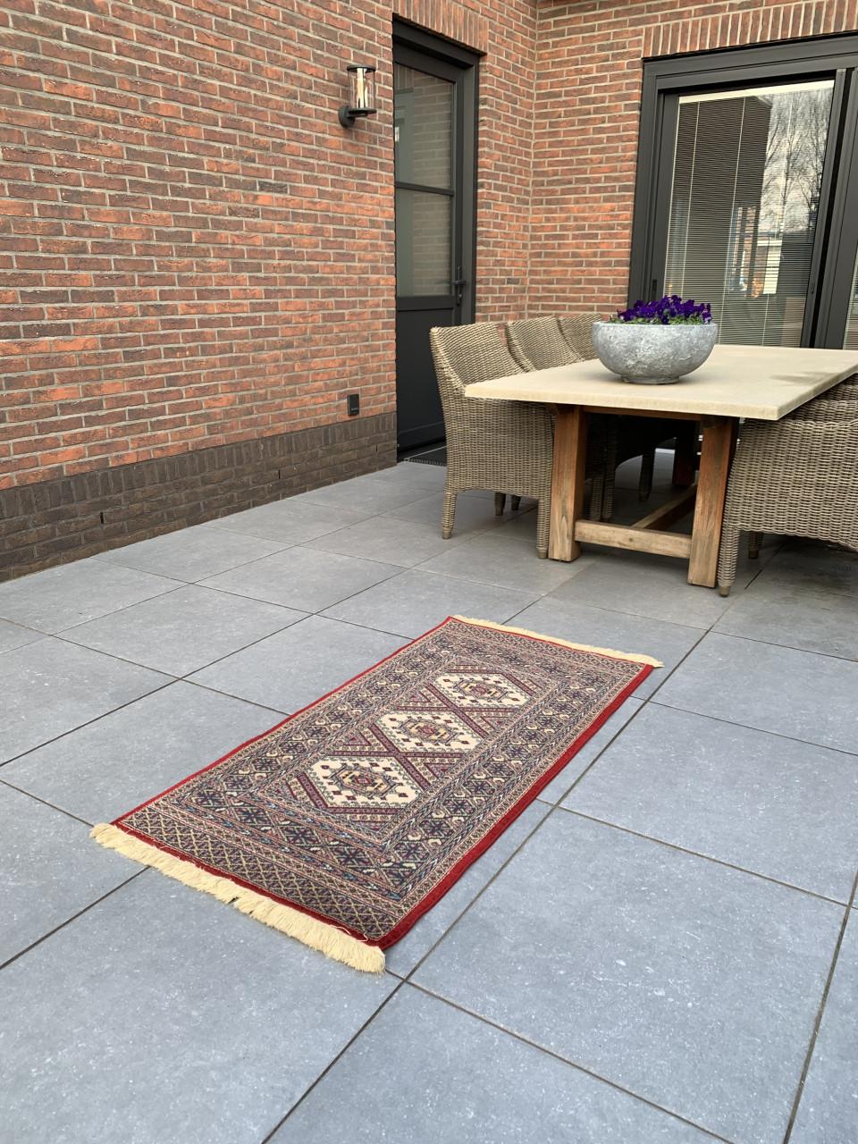 💖Super Schattig Handgeknoopt Vintage Vloerkleedje Louis de Poortere💖