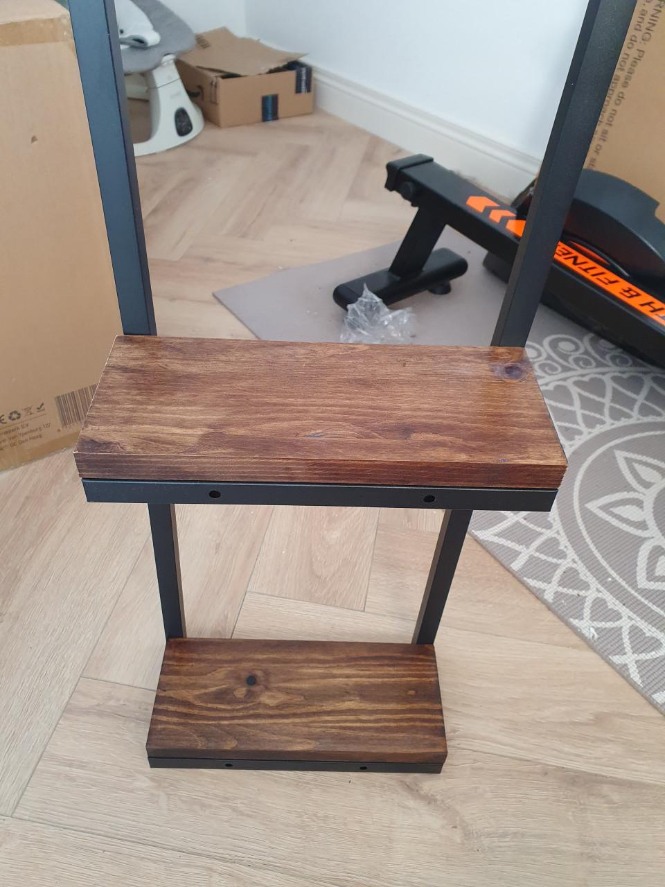 Vonia handdoekrek | zwart badkamer rek | nieuw in doos