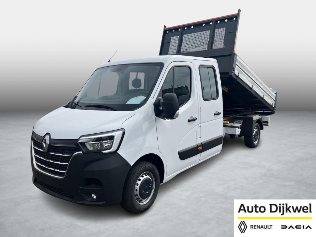 Renault Master t35 2.3 dci 165 l3 dc comfort kipper direct uit voorraad lev