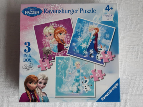 Ravensburger 3 x puzzel Frozen inhoud NIEUW