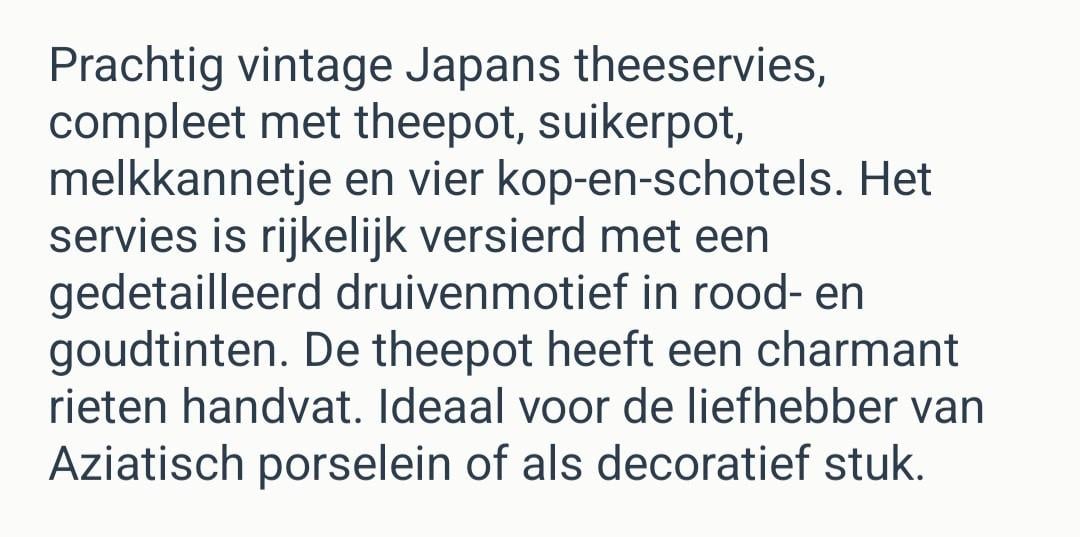 Japans servies