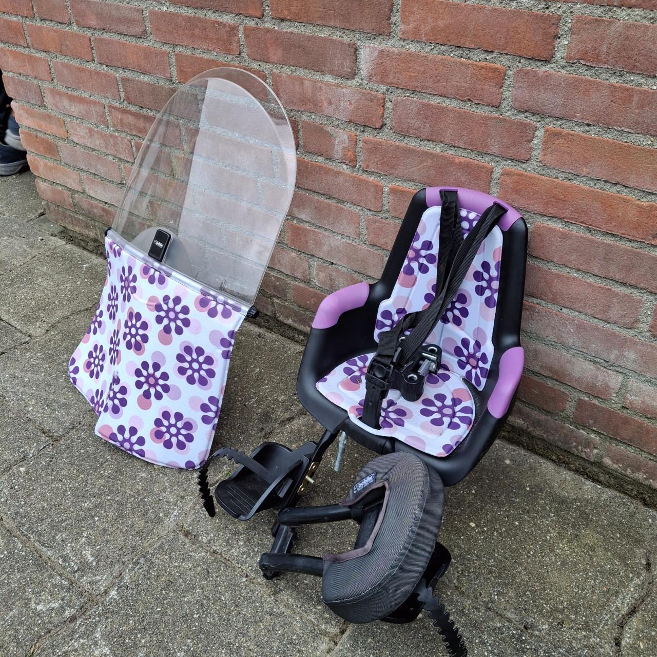 Fietsstoeltje voor voorop de fiets