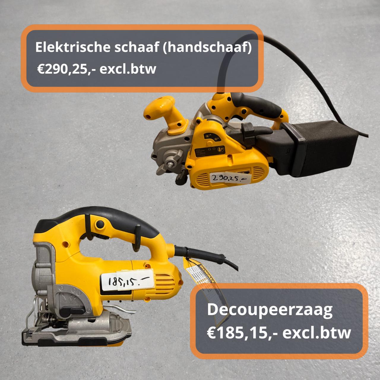 OPRUIMING -> DeWALT gereedschap bij Bouwpartner de Jonge!