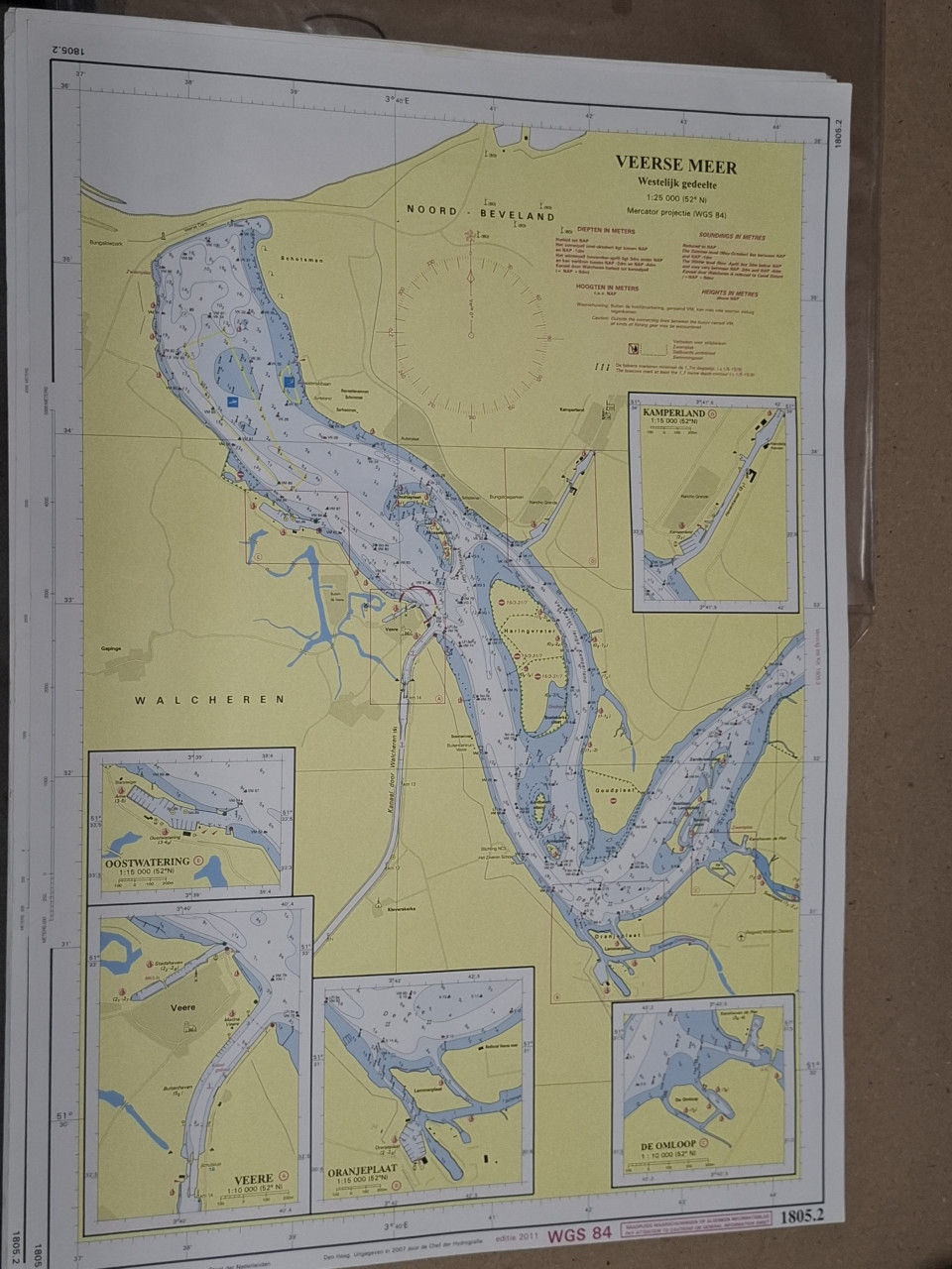 Waterkaarten van de provincie Zeeland