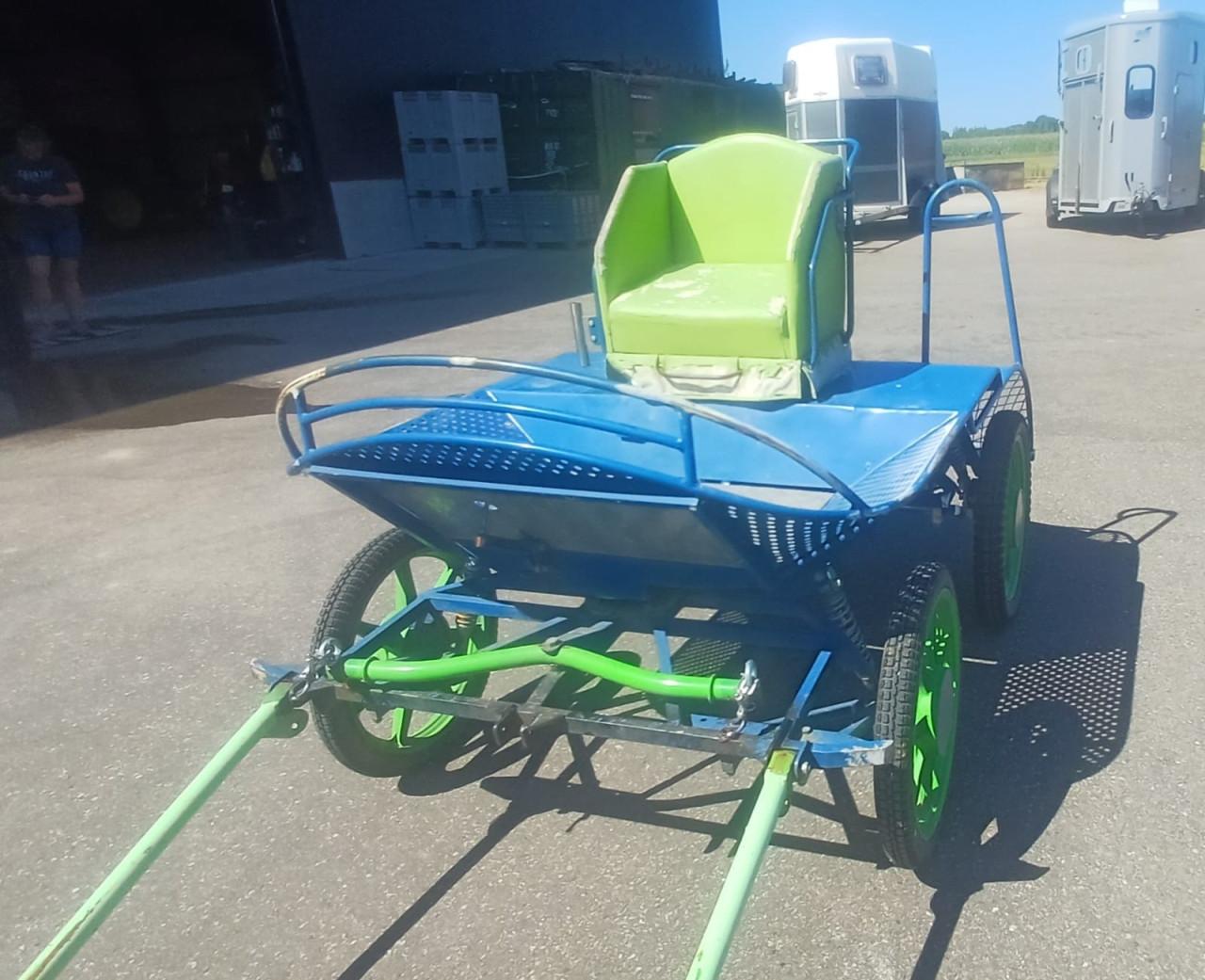 Marathonwagen pony enkel en dubbel span