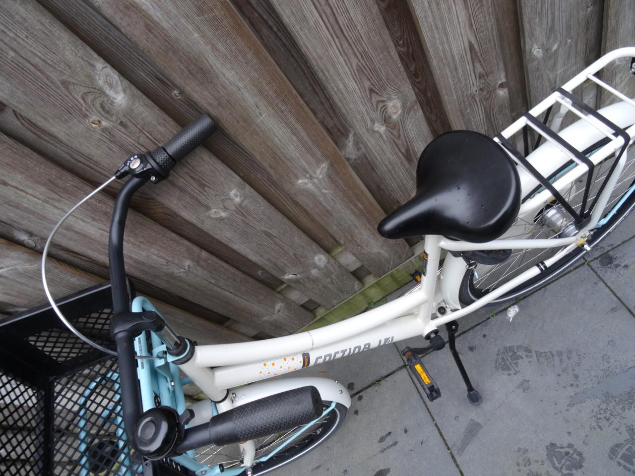 🌸 Cortina U4 Transport Meisjesfiets – 24 inch | White Pearl Gloss 🤍