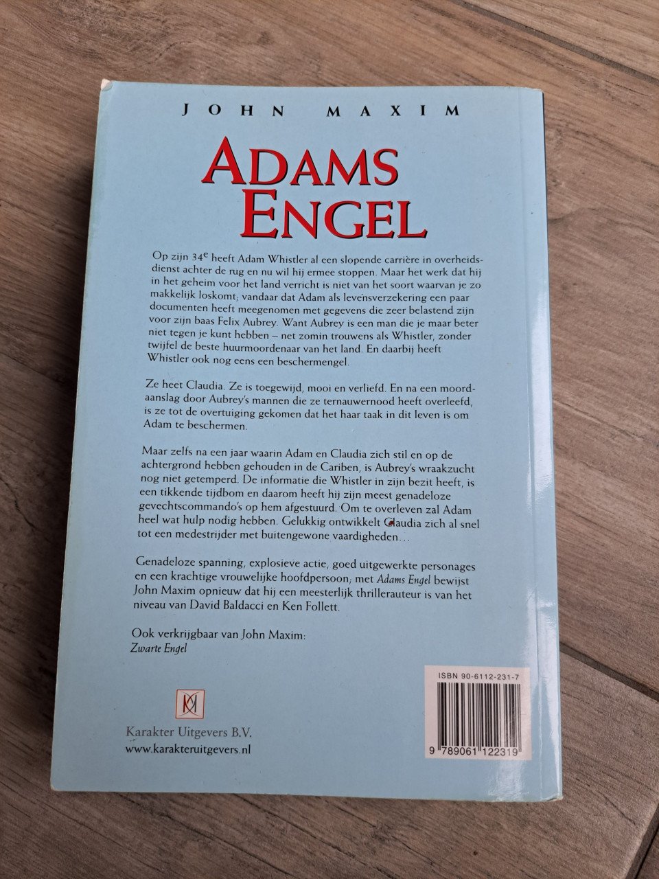 Thriller Adams engel van John Maxim