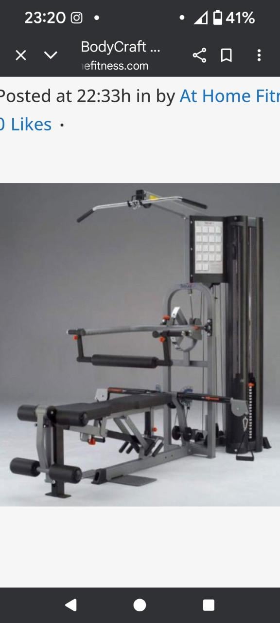 Bodycraft k1 power station