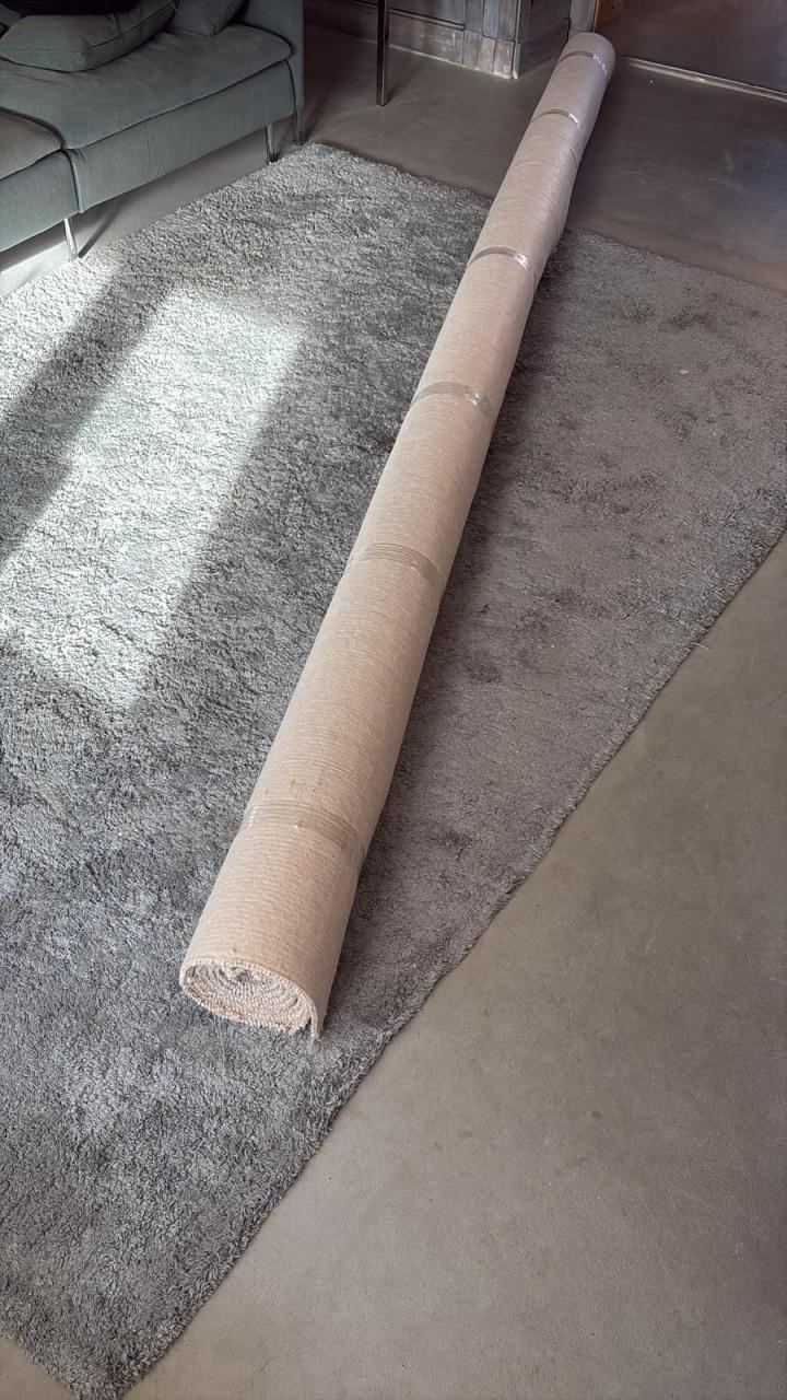 3x Ongebruikte Vloerbedekking - Tapijt Beige gemêleerd