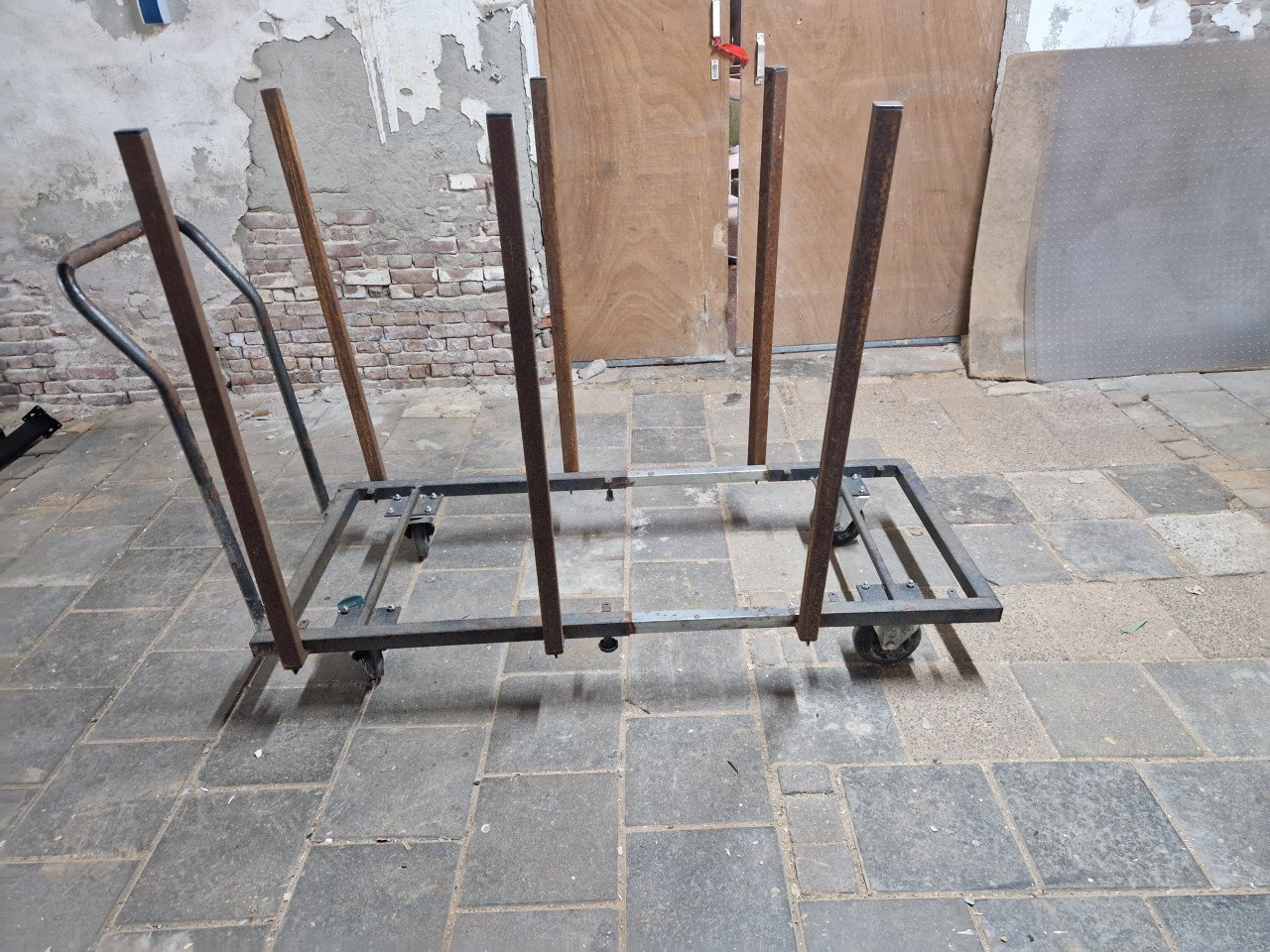 2 transport karren voor terras meubilair