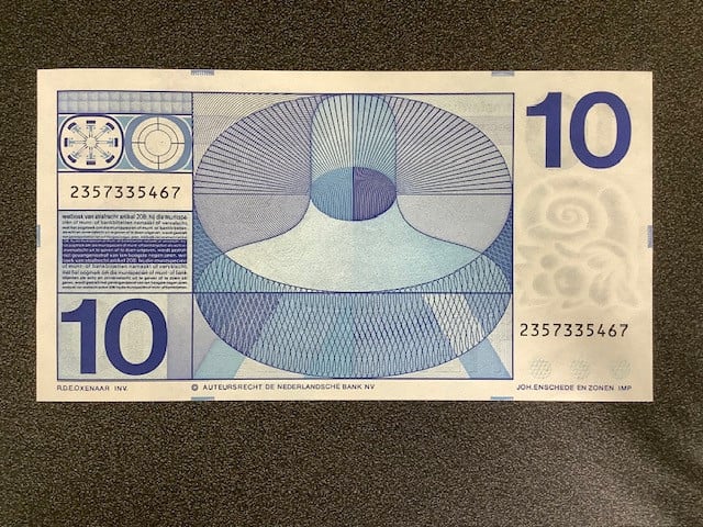Nederland 10 gulden 1968 “Frans Hals” UNC.