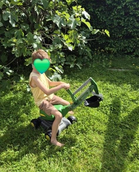 John Deere graafmachine (Rolly Toys)