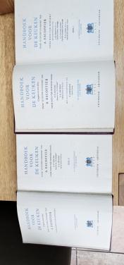 Twee prachtige antieke kookboeken van A. Escoffier Deel I en Deel II