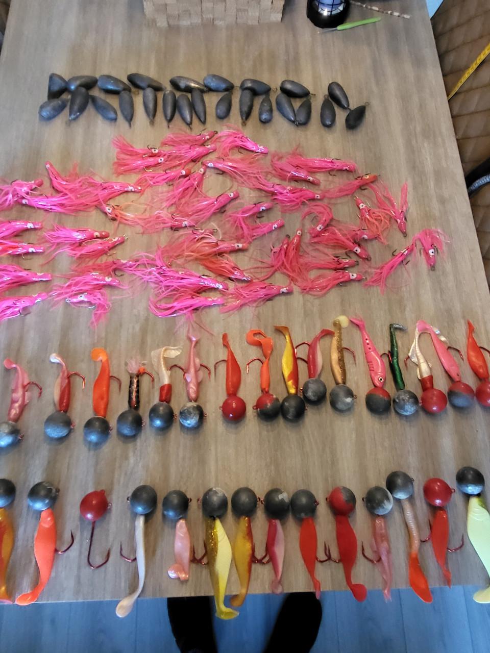 Lood  jigkoppen inktvisjes