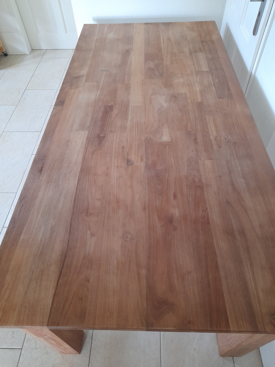 Prachtige massief houten Tafel 90 x 190 x 77,5H  (in goede staat )