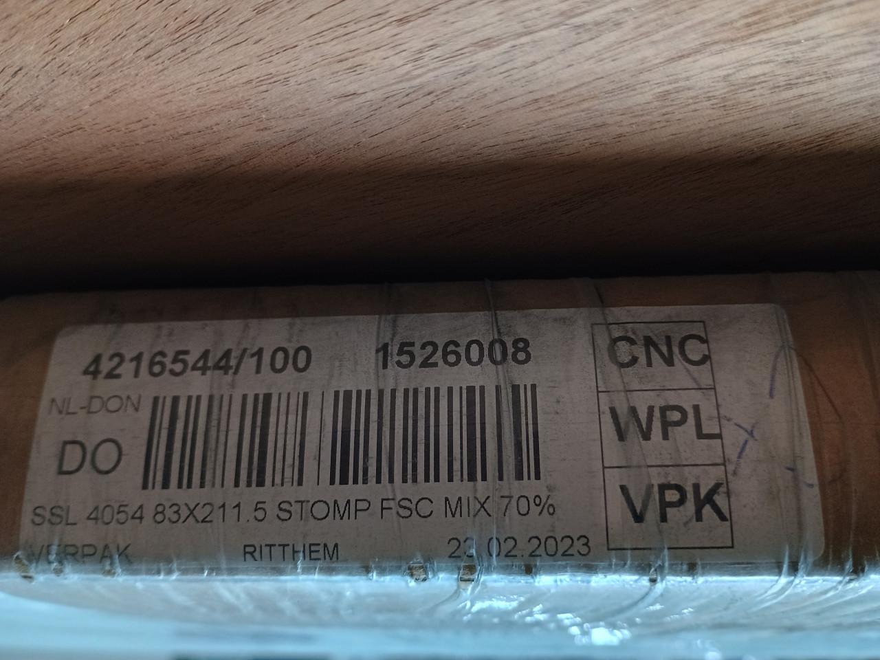 Deur skantrae SSL4054 83x211,5  van €350 voor €100