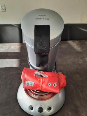 Zilver/grijs Philips Senseo apparaat