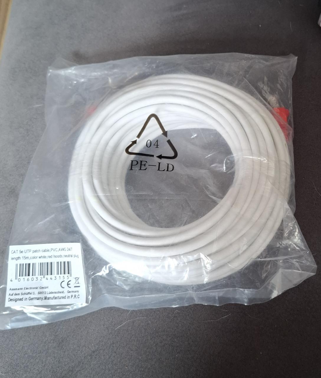 CAT 5e utp netwerkkabel 15 meter