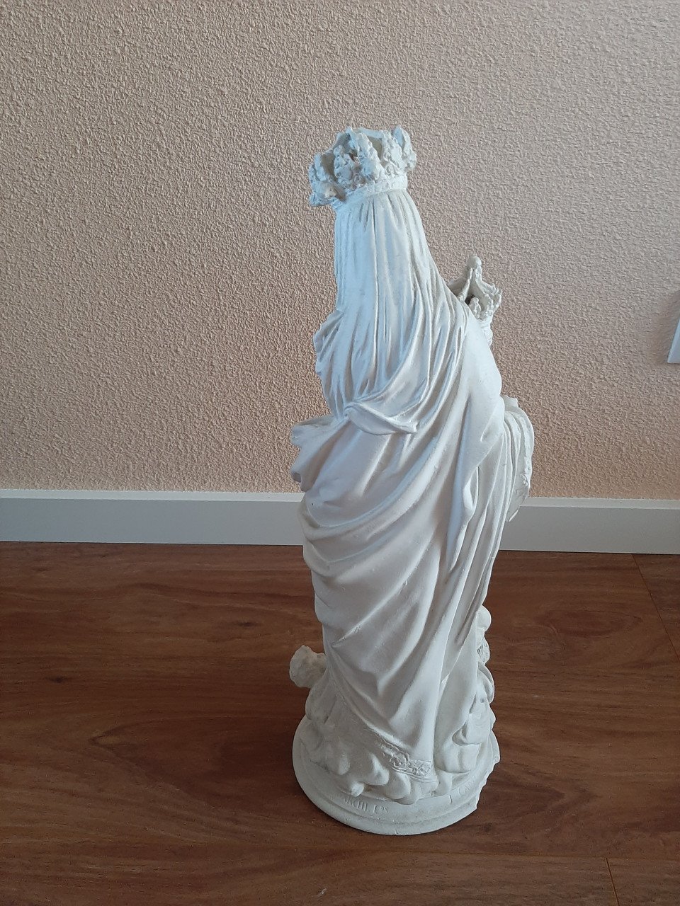 Mariabeeld wit 52 cm hoog