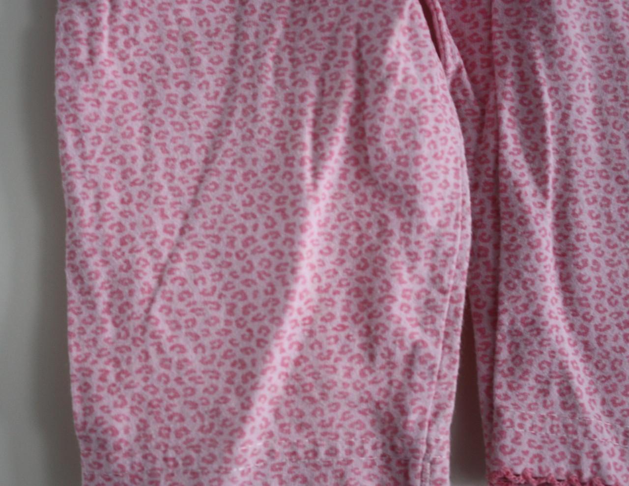 Roze panterprint broekje  maat 68