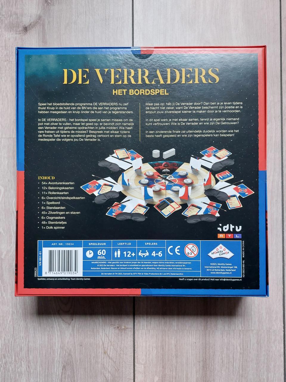 Bordspel; de Verraders, Nieuw en Sealed.