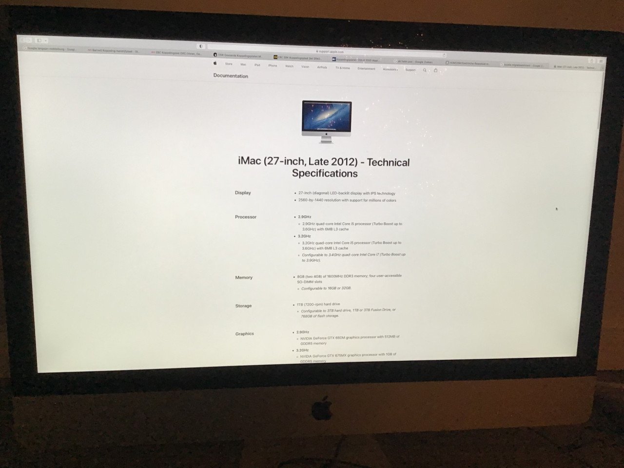 IMAC 27 inch 2012
