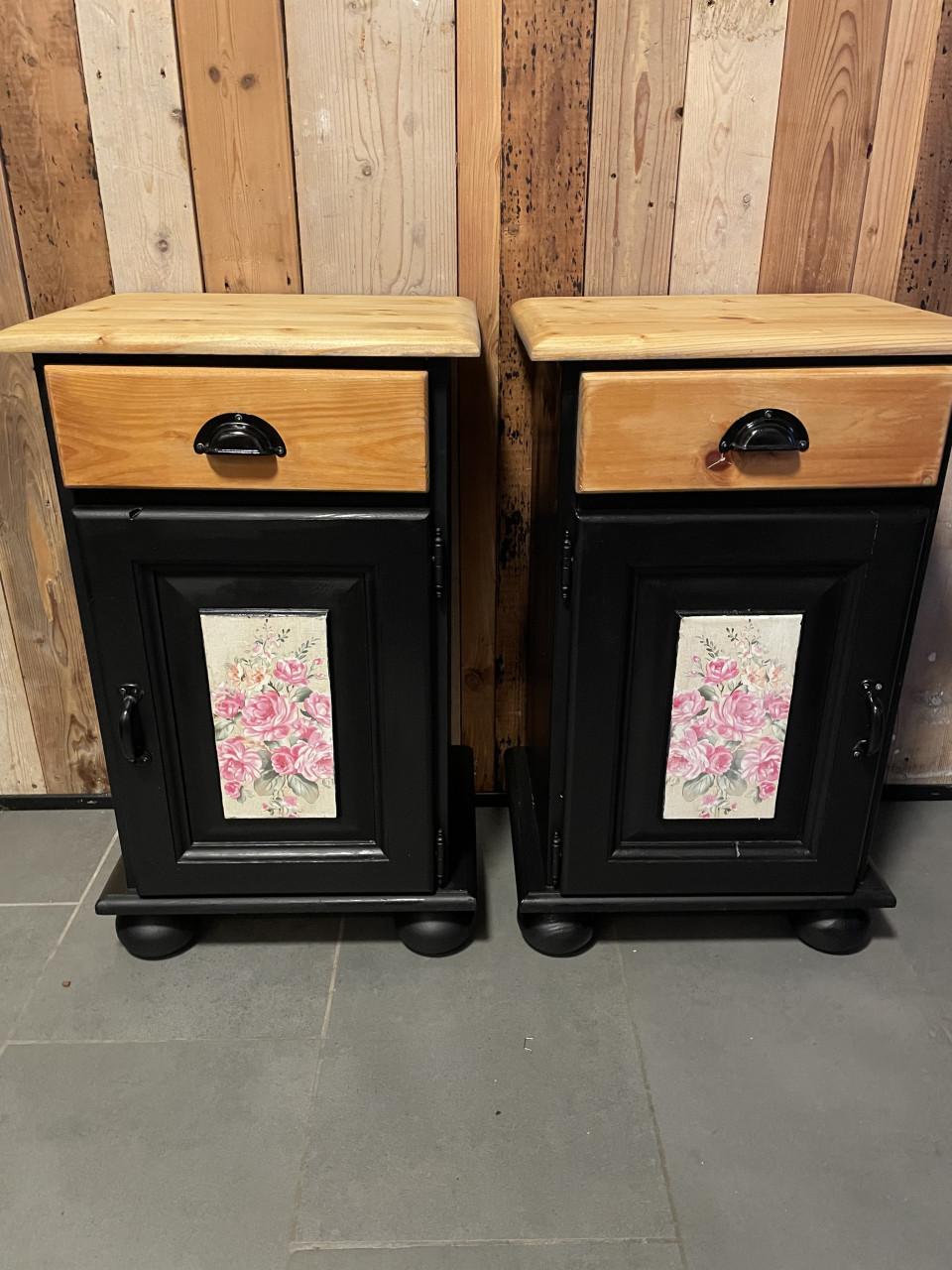 Vintage nachtkastjes