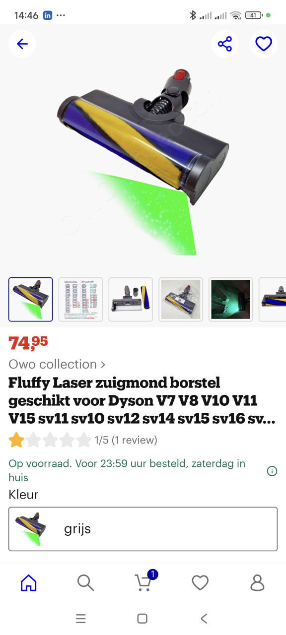 Dyson zuigmond