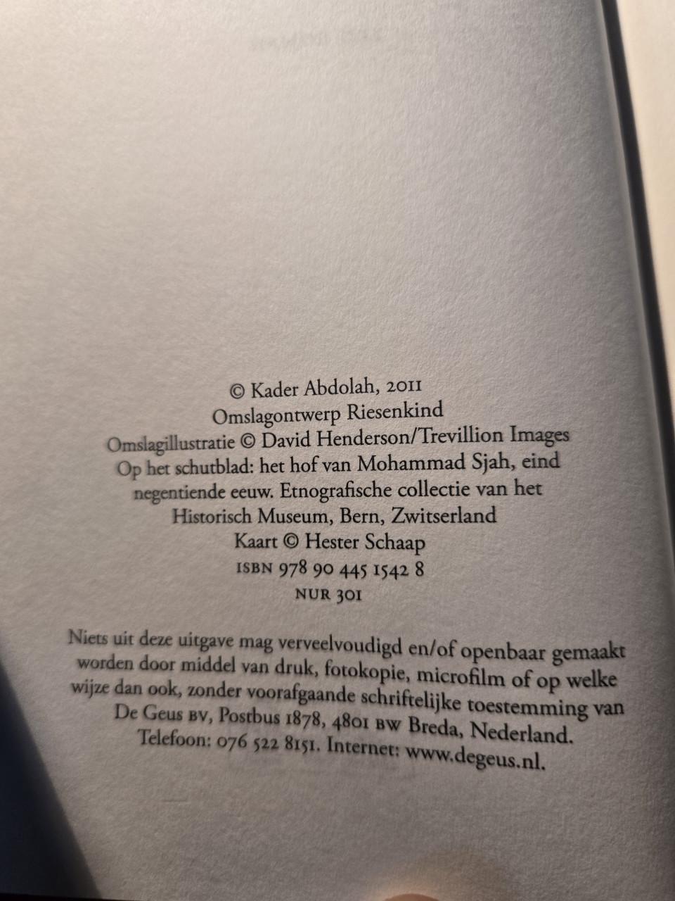 Boek: De Koning van Kader Abdolah