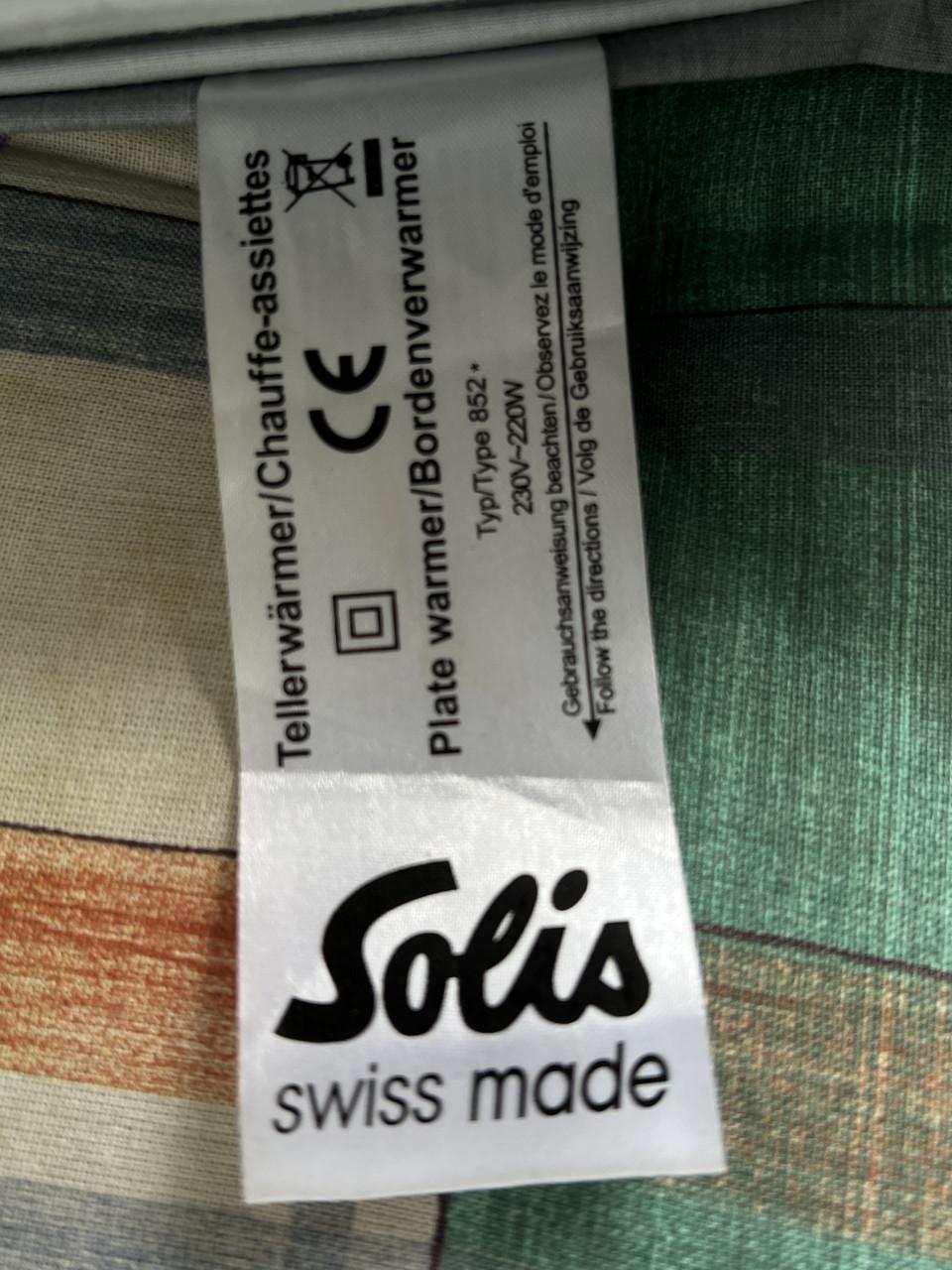 Solis Tellerwarmer / Bordenwarmer King Size Type 852 - Swiss Made