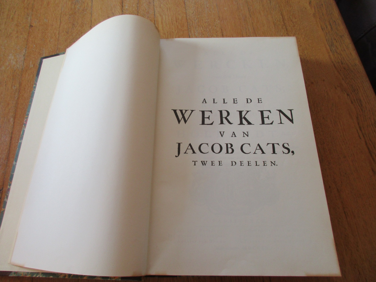 Alle de wercken van Jacob Cats (1862) 2 delen