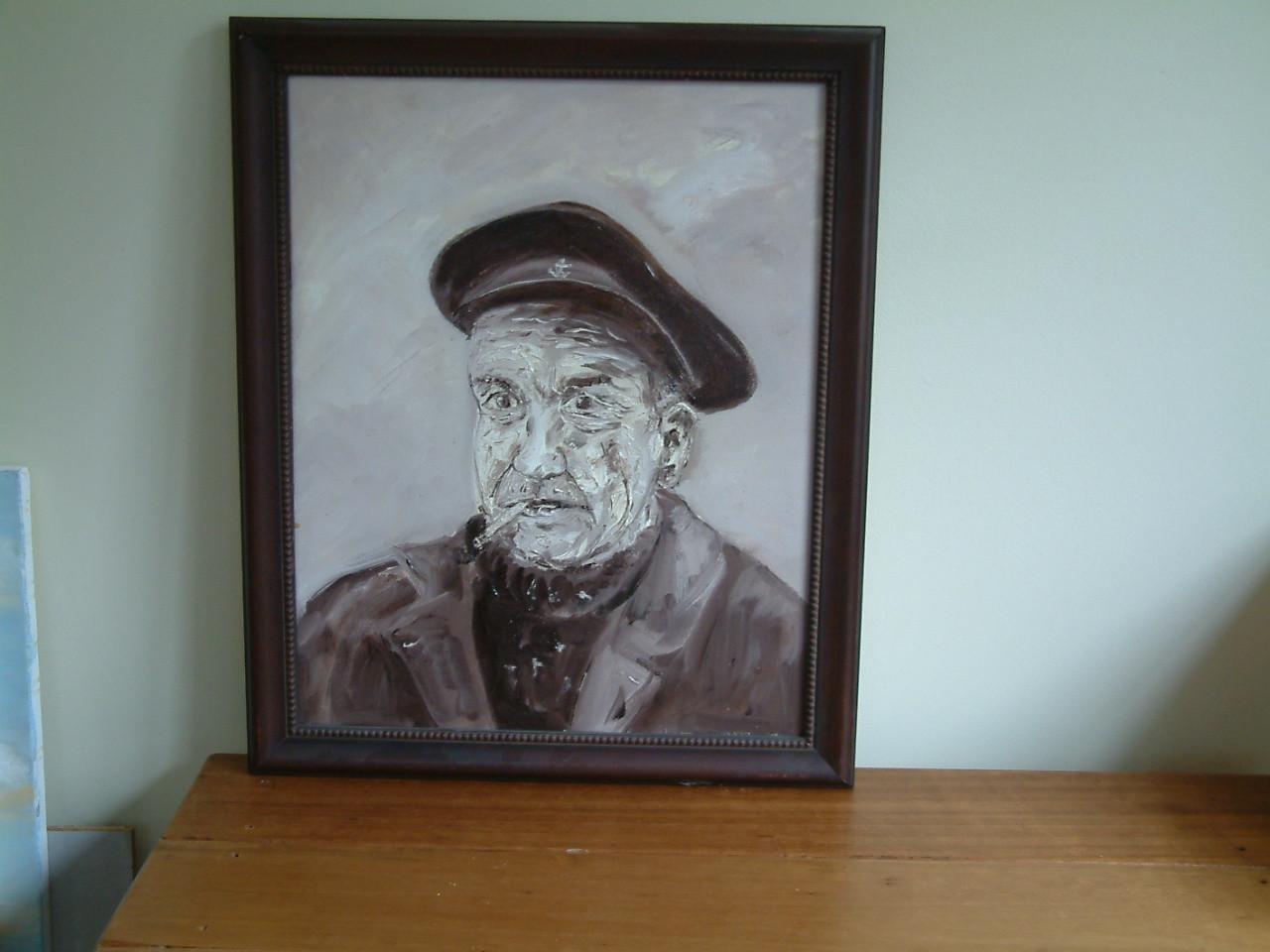 Vissers - Vissers vrouwen  schilderijen   Jac Caljouw  Arnemuiden