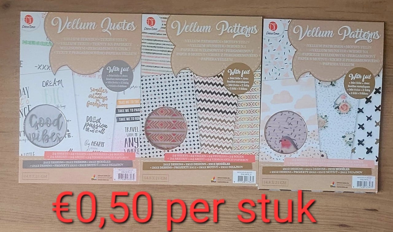 Stencils, Sjabloon en stempels Vanaf € 0,50