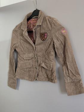 Bruin corduroy jasje , Mexx maat s  134-140 8-10 jaar