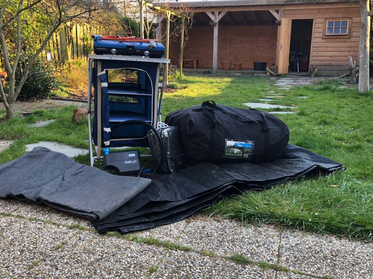 Opblaastent - Kampa Croyde Classic Air 6 & Accessoires