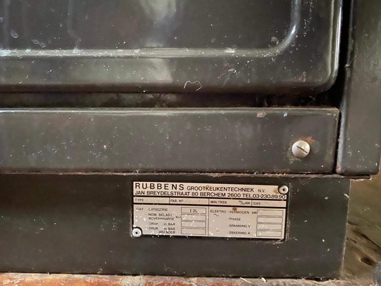 Professioneel gasfornuis