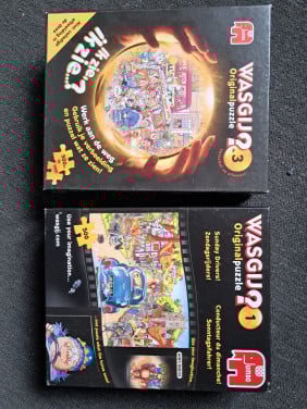 Twee puzzels Was Gij ( 500 stukjes)