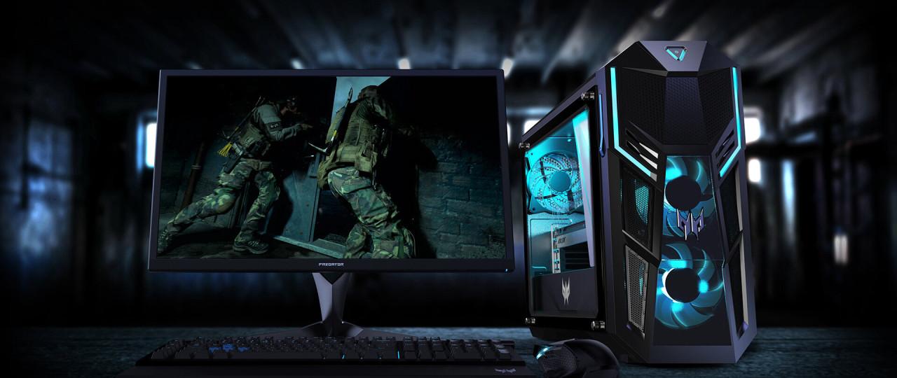 Game PC & RTX & SSD/HDD 1512GB & i7-9700 8 Core & Wi-Fi & 16GB Predator!