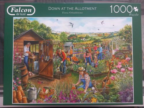 Falcon puzzel In de moestuin