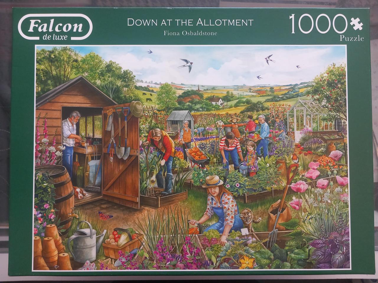 Falcon puzzel In de moestuin
