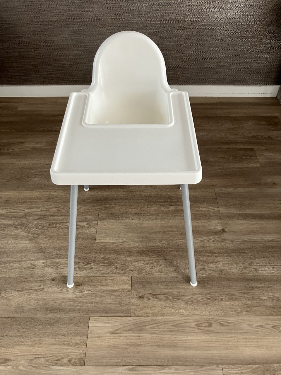 Witte IKEA kinderstoel