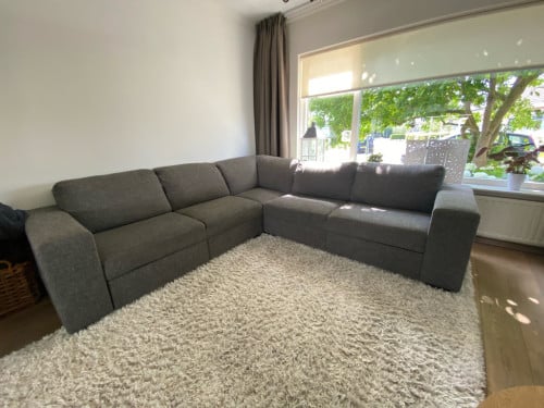 MOET MORGEN WEG hoekbank 2,70x2,70