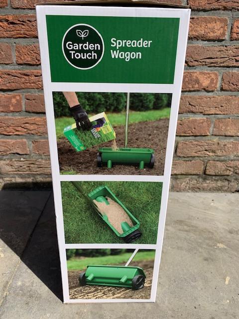 Garden Touch spreader wagon / strooiwagen voor graszaad