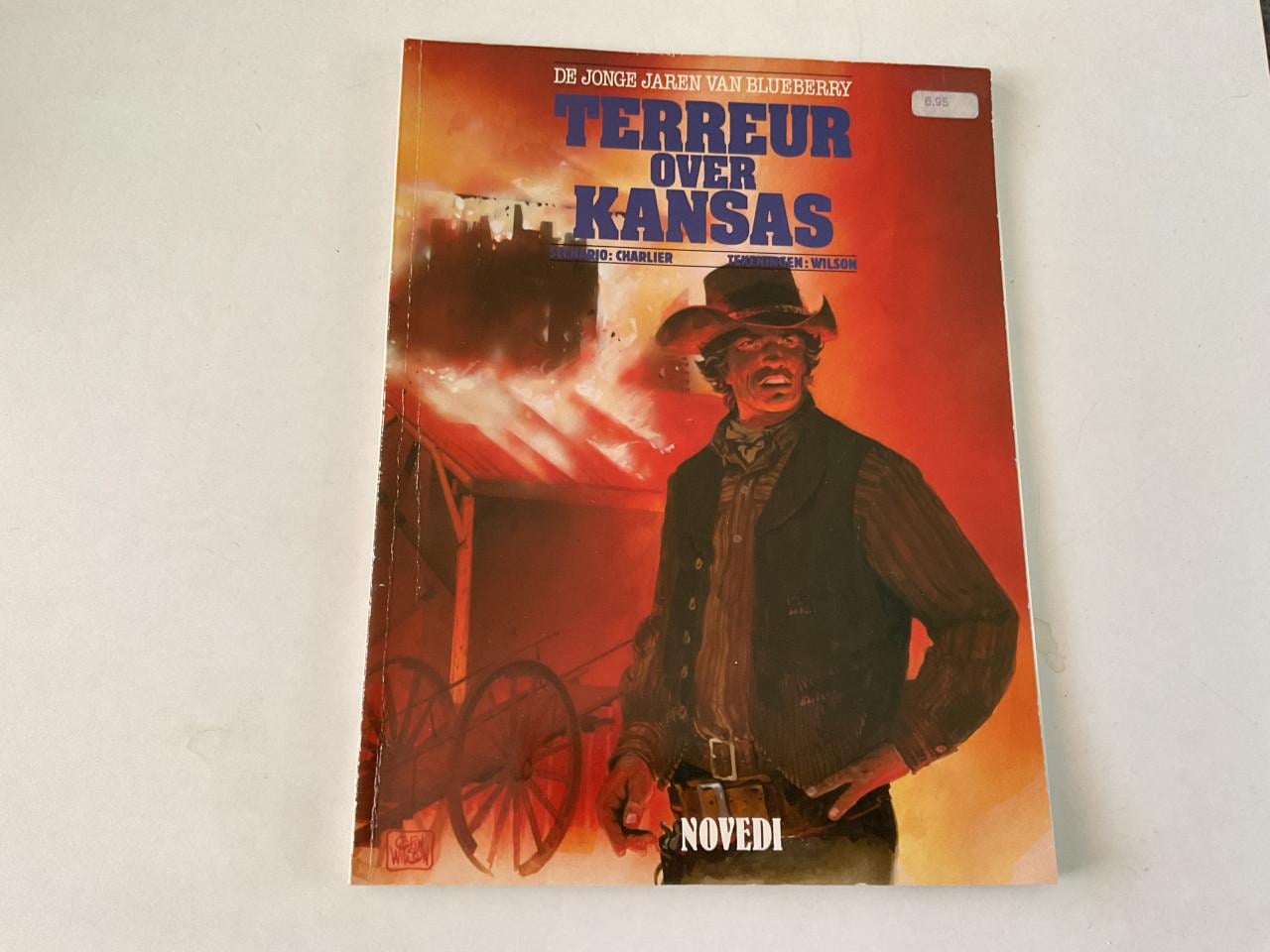 De jonge jaren  Bleuberry.  Terreur over Kansas.  De outlaws van Missouri