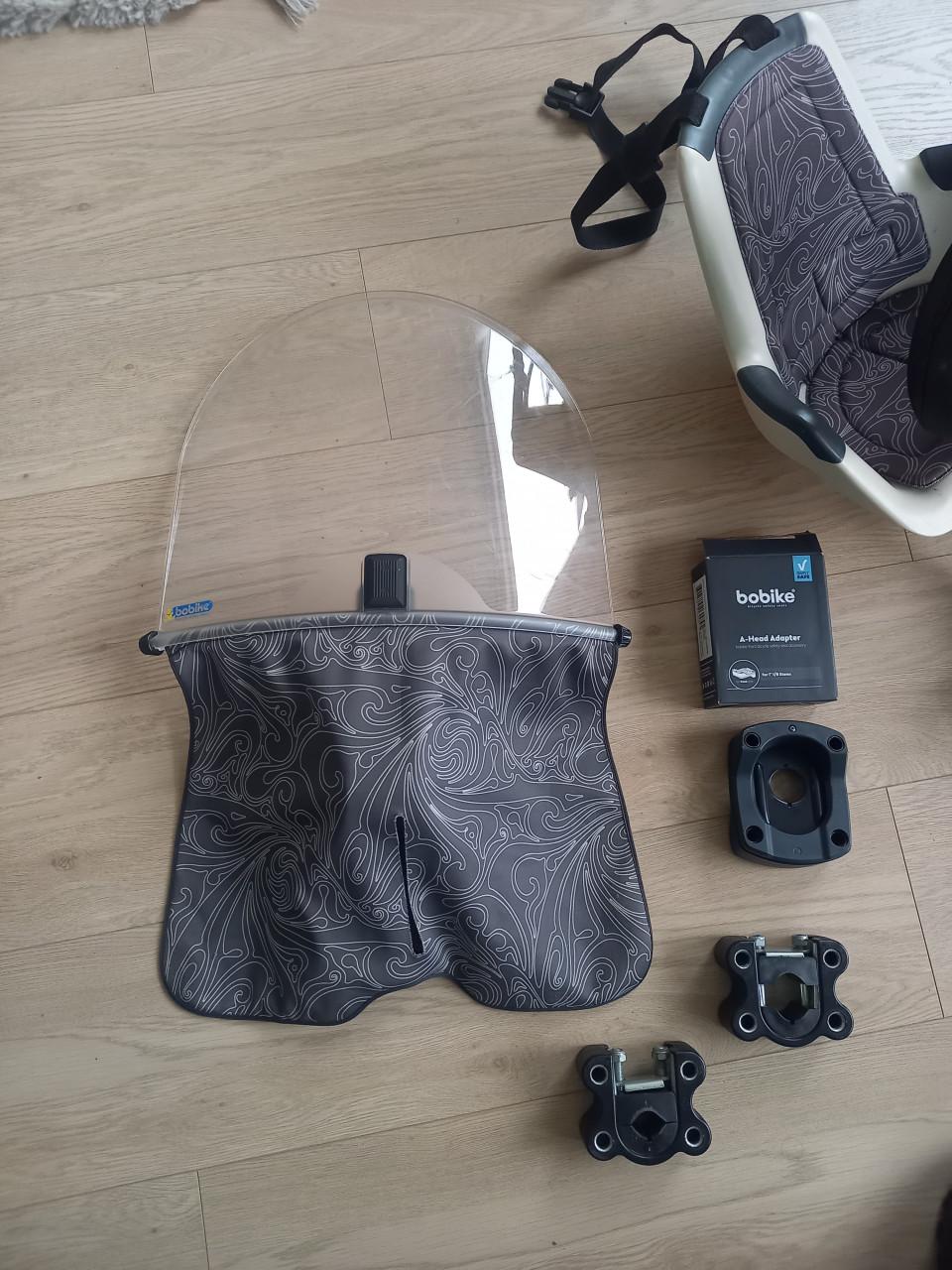 Fietsstoeltje Bobike voor.