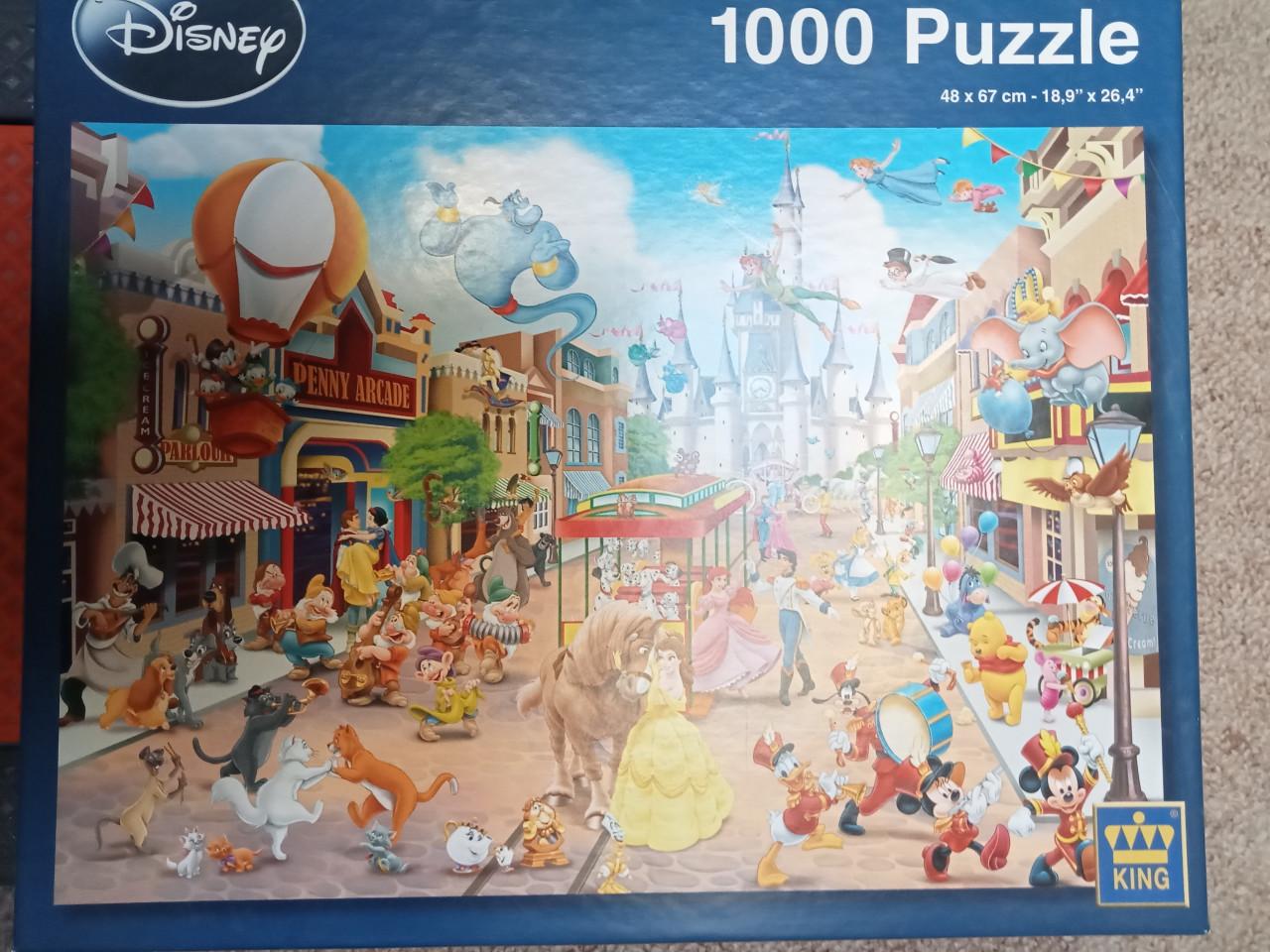 Disney puzzels 1000 stukjes