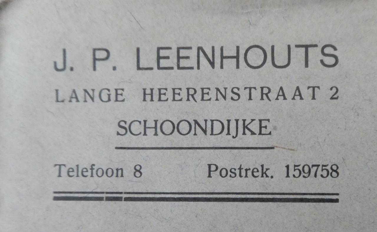 Envelop, 1947, Schoondijke-Sluis